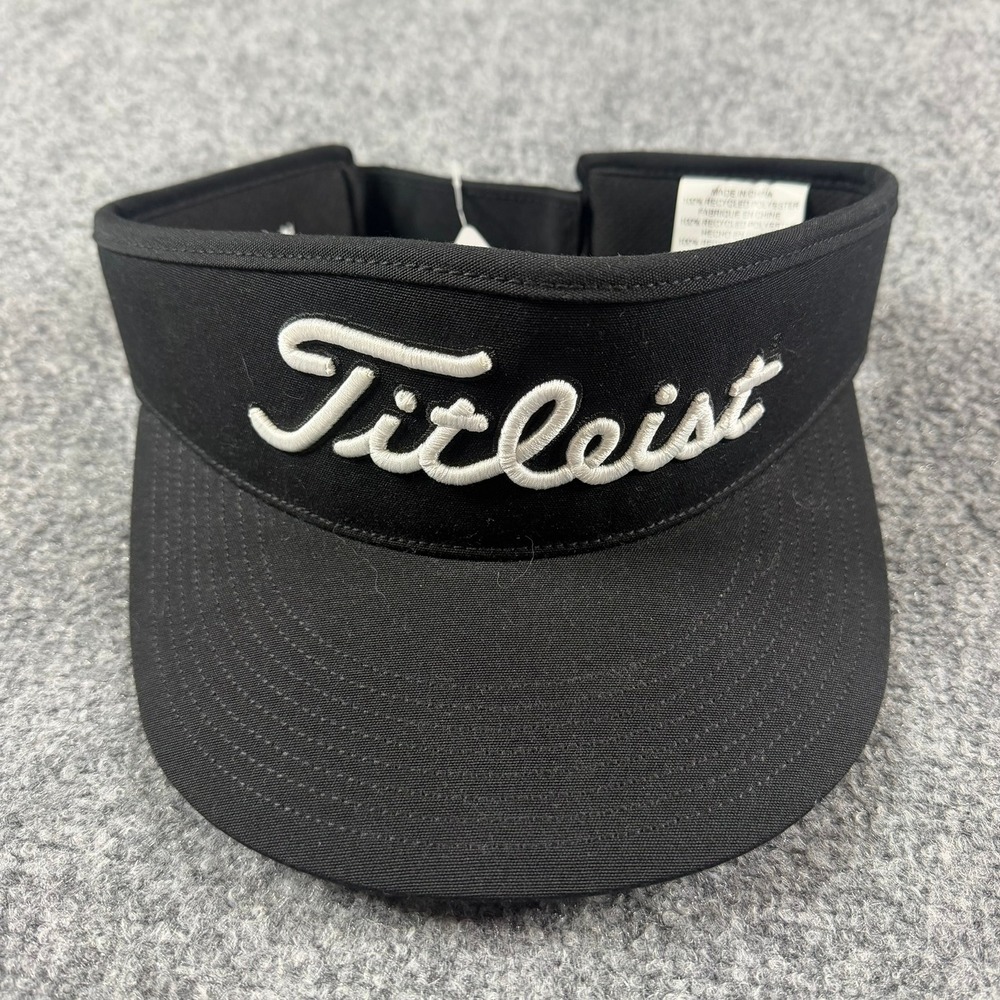 Titleist Golf Visor Men One Size Black Pro V1 PGA NWT